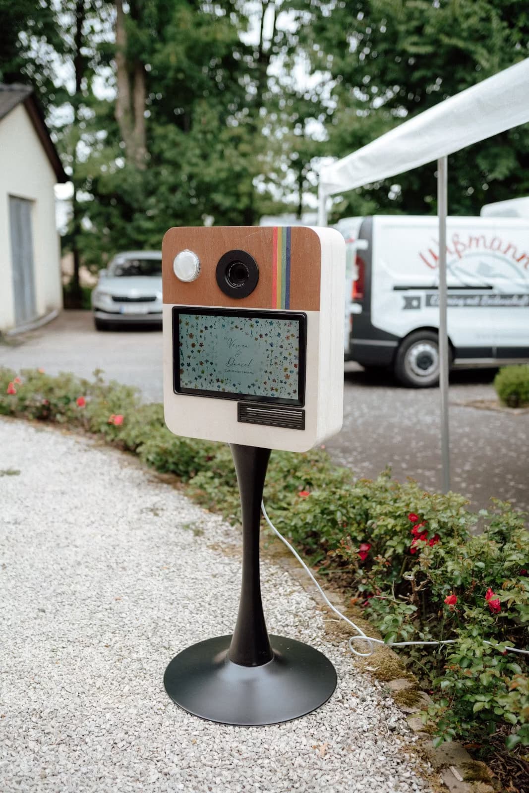 BLITZBOX Retro Fotobox Holzgehäuse